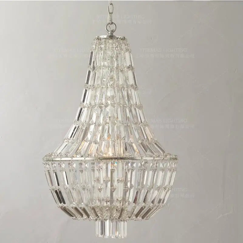 lustre classique cristal transparent doré rangs haute qualité autonome certification sécurité