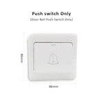 interrupteur led touch dimmer blanc noir rond moderne minimaliste adhésif