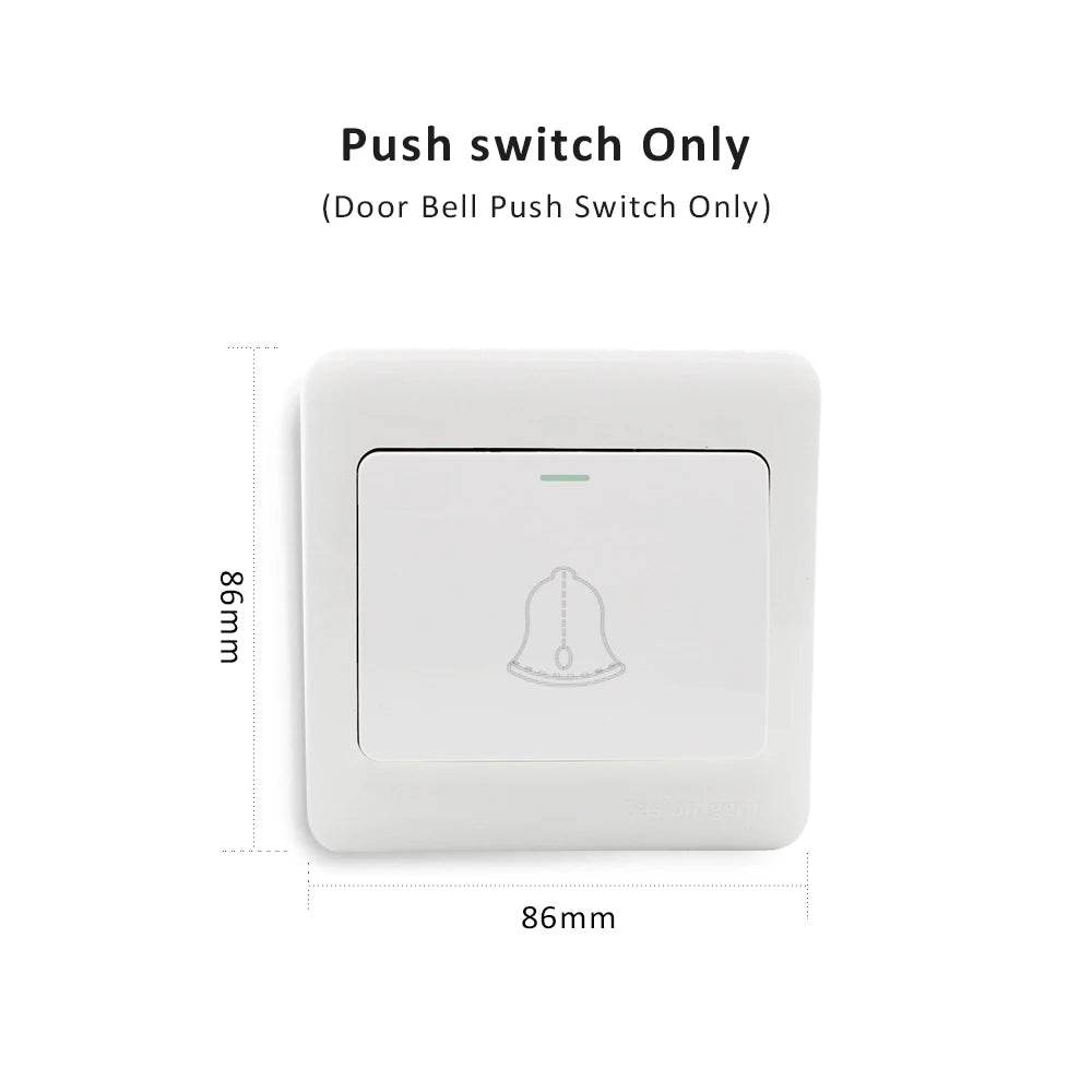 interrupteur led touch dimmer blanc noir rond moderne minimaliste adhésif