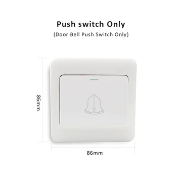interrupteur led touch dimmer blanc noir rond moderne minimaliste adhésif