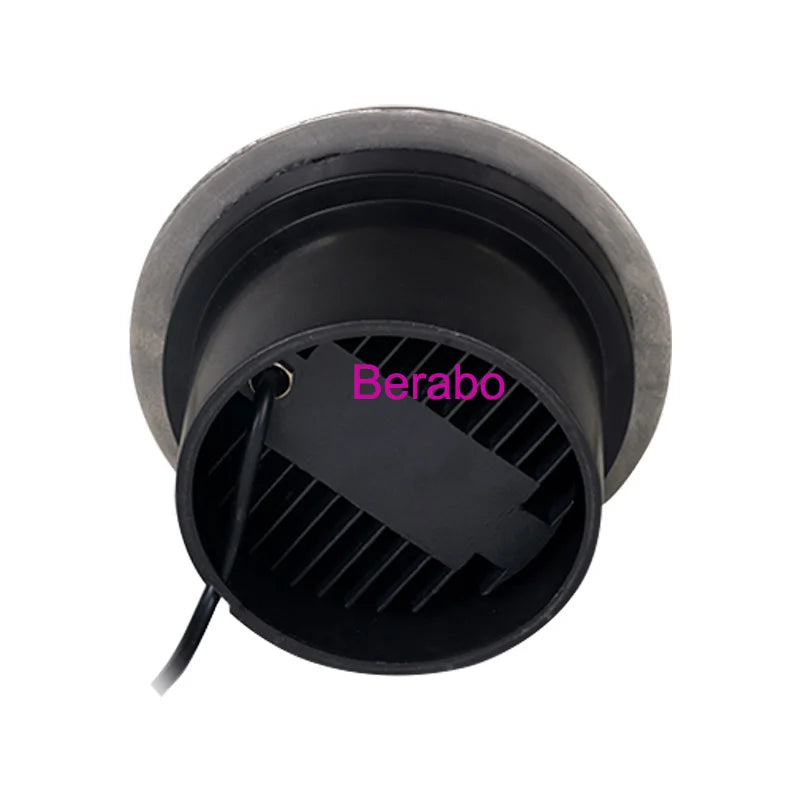 Spot LED RGB télécommande étanche IP67 argent noir moderne extérieur enterré 3W 6W 18W