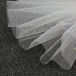 jupe blanche tulle maille hexagonale extra rigide classique tissu polyester acrylique large 180cm blanc
