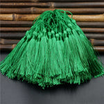 franges polyester 20cm pompons décoratifs vêtements rideaux opaques vert violet rouge