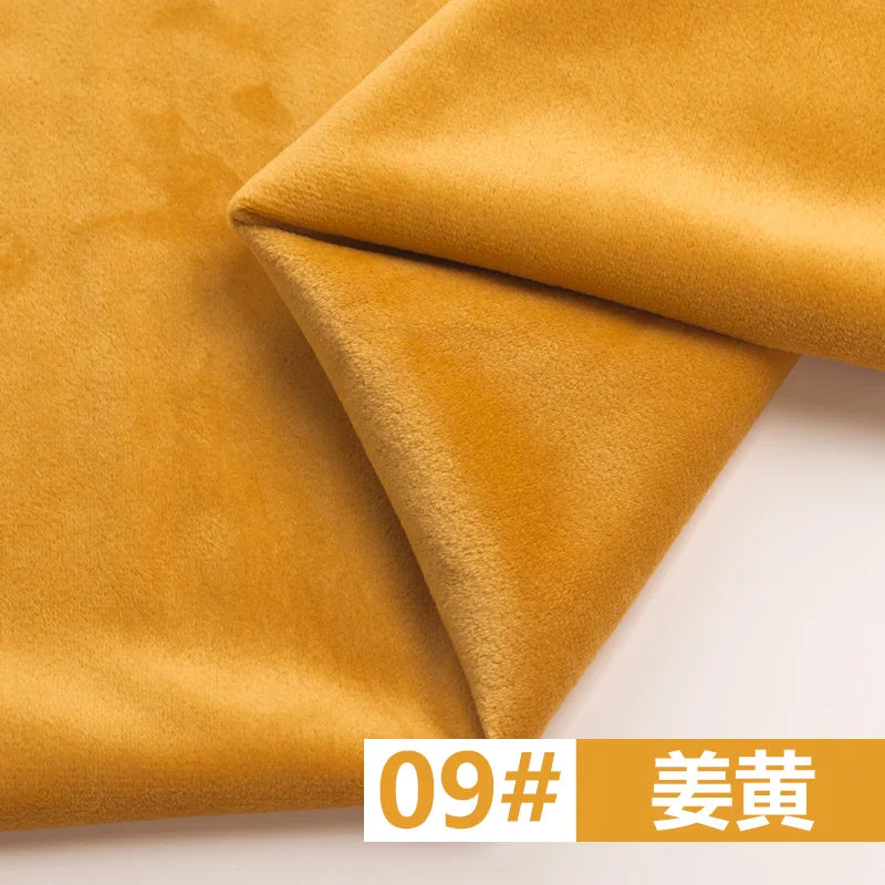 tissu velours épais orange rouge gris moderne 155cm largeur coudre robe matériel bricolage
