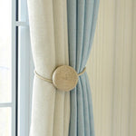 anneau rideau corde tressée beige clair décoration moderne maison easy to use
