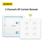 interrupteur rideau intelligent rf wifi google alexandre compatible motor stores télécommande noire moderne