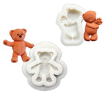 moule silicone ours coeurs décoration gâteau fondant sugarcraft résine cupcakes cartoonaire respectueux environnement