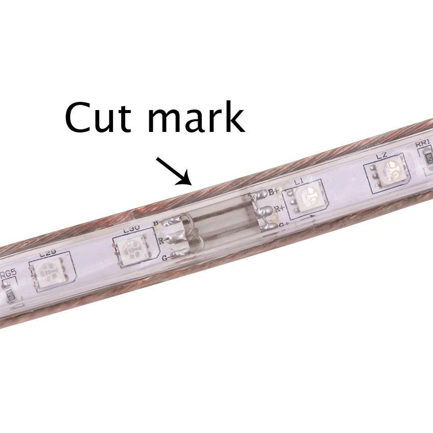 Comparaison des couleurs disponibles de la bande LED extérieure