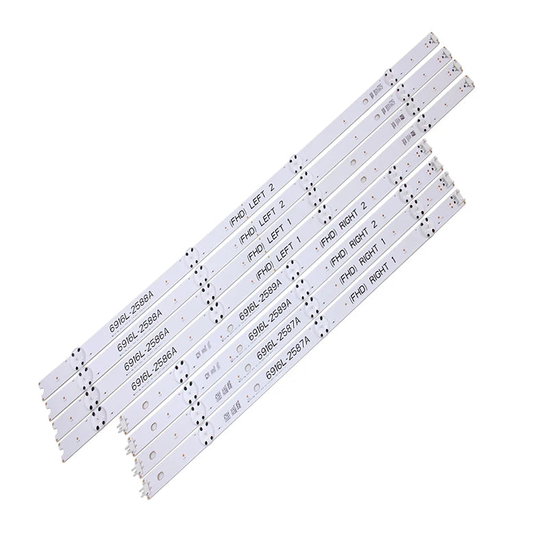 bande led 49 pouces blanc moderne 980mm lumières connecteurs