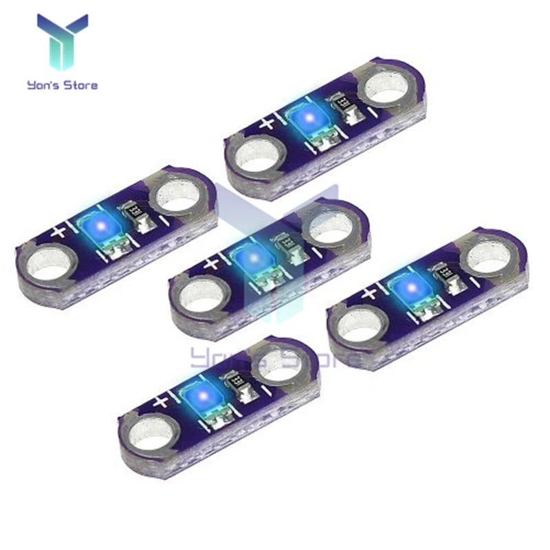 modules led violet transparent imprimés électronique diodes conducteurs électroniques 3v 5v 40ma kit bricolage