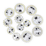 plaque led circulaire diodes blanc moderne 12w 15w 3w 5w 7w 9w opaquet