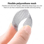 filet anti insectes adhésifs polyester opaque moderne noir blanc gris maille fine fenêtre porte