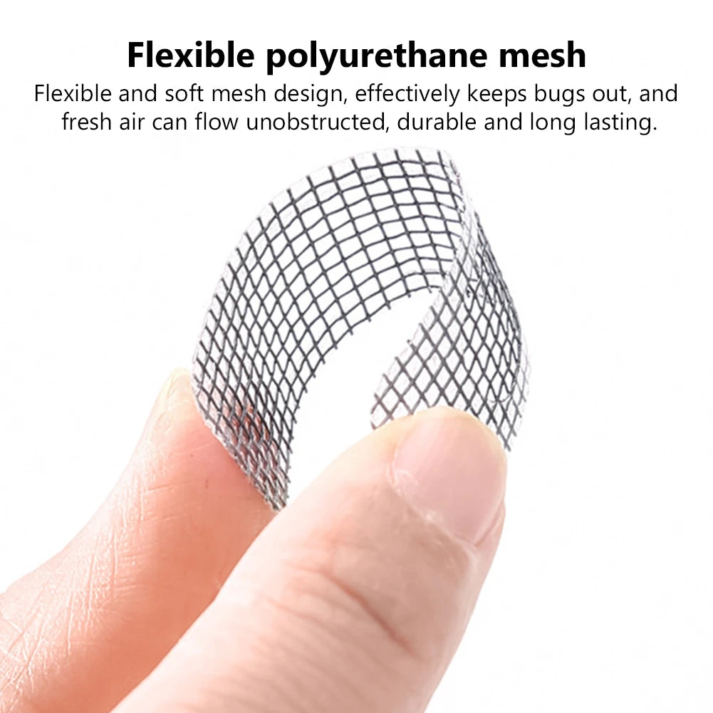 filet anti insectes adhésifs polyester opaque moderne noir blanc gris maille fine fenêtre porte