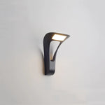 applique murale moderne aluminium noir éclairage led entrée chambre salle bain étanche fixée mur
