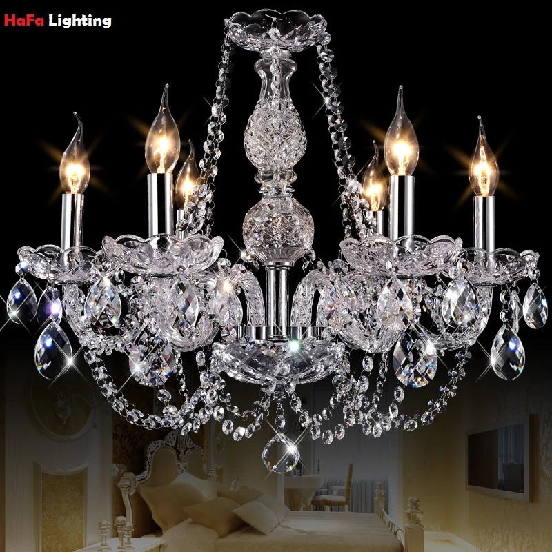 lustre or transparent cristal strass classique led éclairage semi encastré art déco