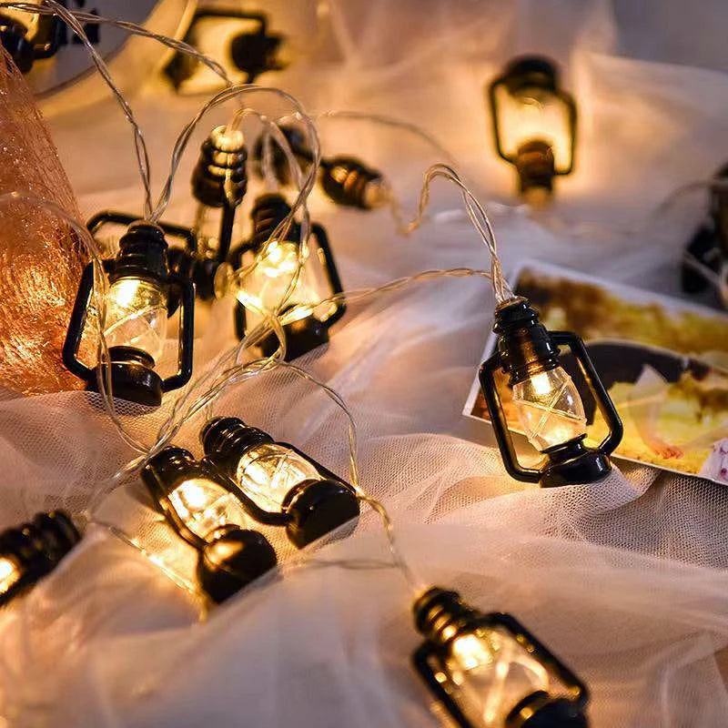 guirlande lumineuse vintage noël halloween 3m 20leds warmwhite batteries usb