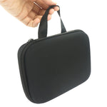 sac main noir texture mat pratique anti odeur zip poignée rangement outils