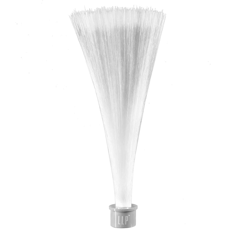 brosse lumineuse fibres optiques blanche moderne adhésif connecteur 29cm photographie portrait tiktok graffiti