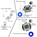ampoules led uv 3w 10w 20w 30w 50w 100w 365nm 395nm noir modernes orifices