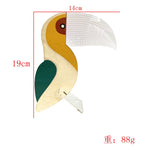 lampes decoratives animaux bois toucan baleine paon loup motifs lumineux moderne minimaliste