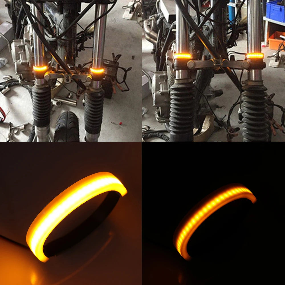 bracelet lumineux moderne couleur blanc bleu rouge jaune clips métalliques 25cm 13.3cm 1.2cm led