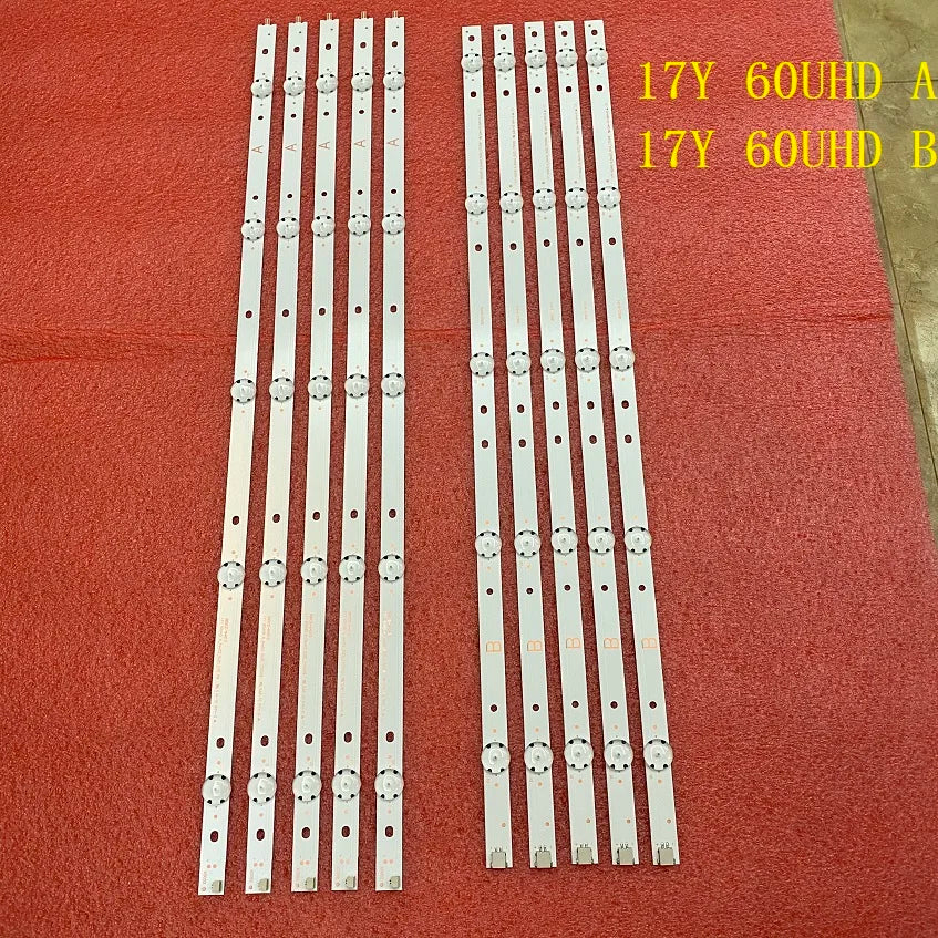 bandes led blanc modernes 10 pcs 1245mm connecteurs électriques