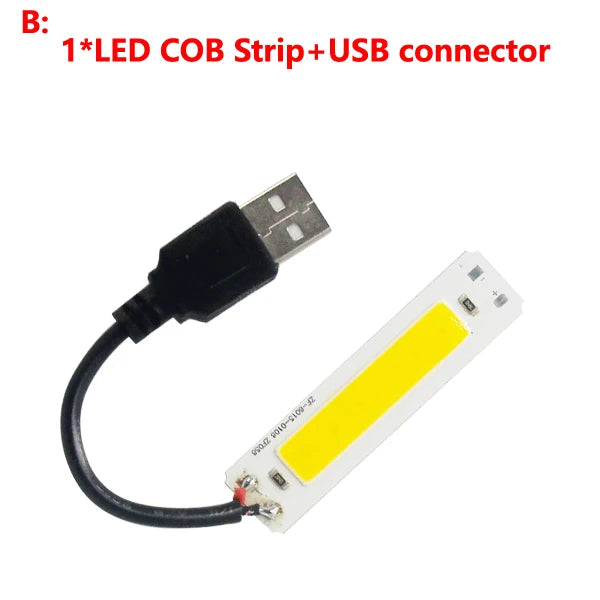 lampe led usb alimentation continu blanc chaud froid compact adhésif