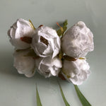 bouquet artificiel fleurs décoration maison jardin mariage rose blanche beige rouge violet jaune