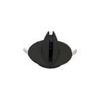 éclairage led moderne aluminium spirale tunnel rectangle décoratif fixations inclusées