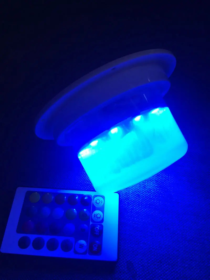 lampe led rechargeable telecommandee 16 couleurs blanc bleu moderne salon noel