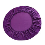 draps lit ronds coton extra doux couverture respirante diamètre large couleur
