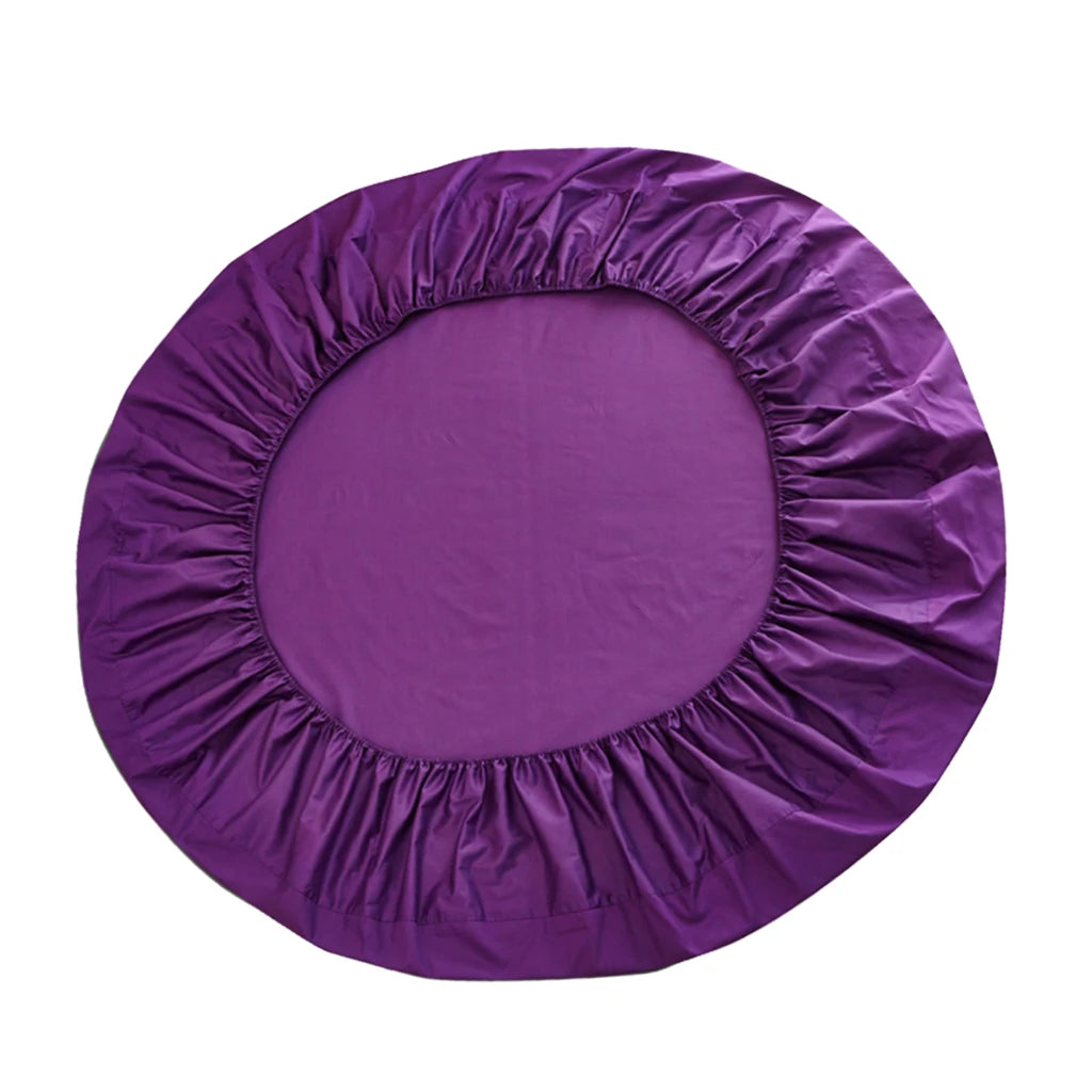 draps lit ronds coton extra doux couverture respirante diamètre large couleur
