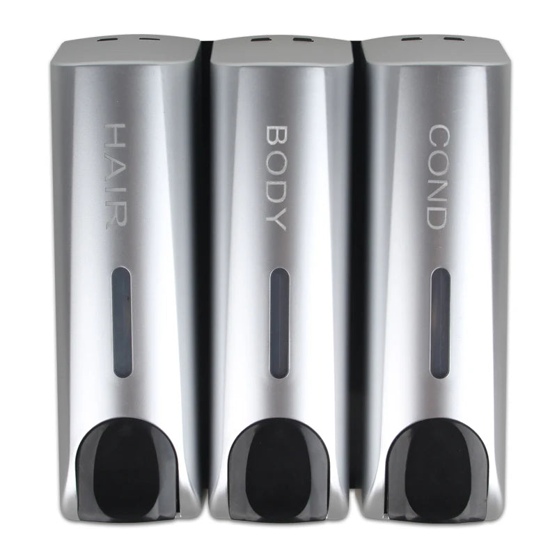 distributeur savon liquide blanc noir moderne minimaliste rétro simple 350ml ABS adhésif salle bains