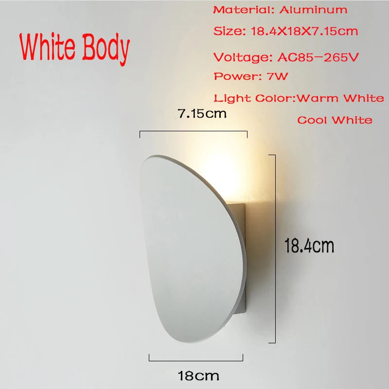 applique murale moderne gris clair noir led aluminium 249 2000 lumens 90 260v étude