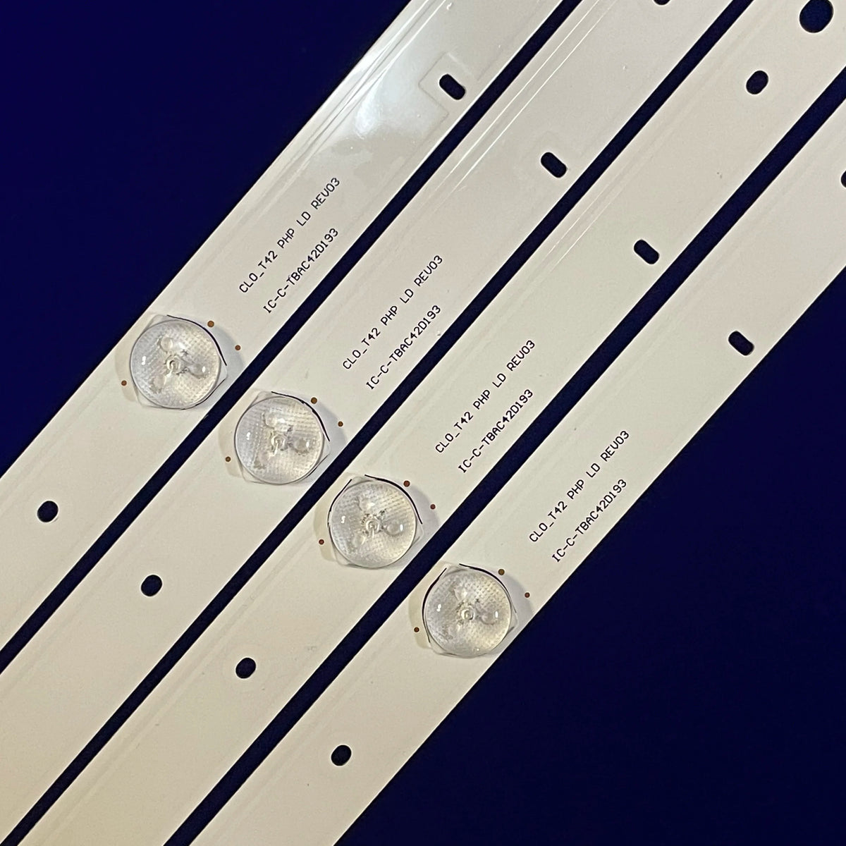 bande lumineuse led leds blanc transparent moderne adhésif bandes 790mm