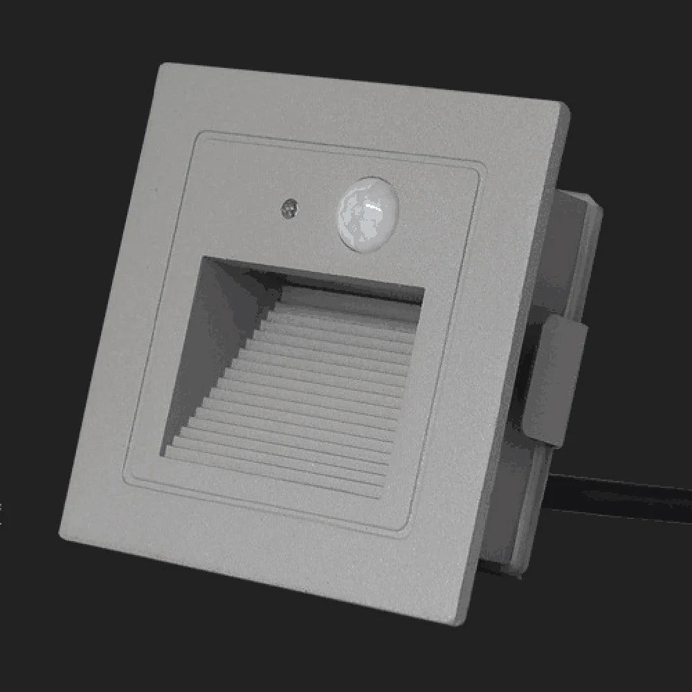 lampe sol led moderne capteur mouvement ip65 résistante l'eau 110 240v