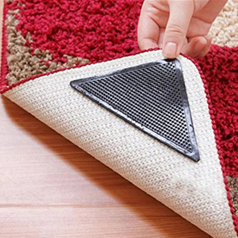 protections angulaires tapis silicone réutiliables adhésives texturées nid d'abeille noir rouge beige utilitaires maison