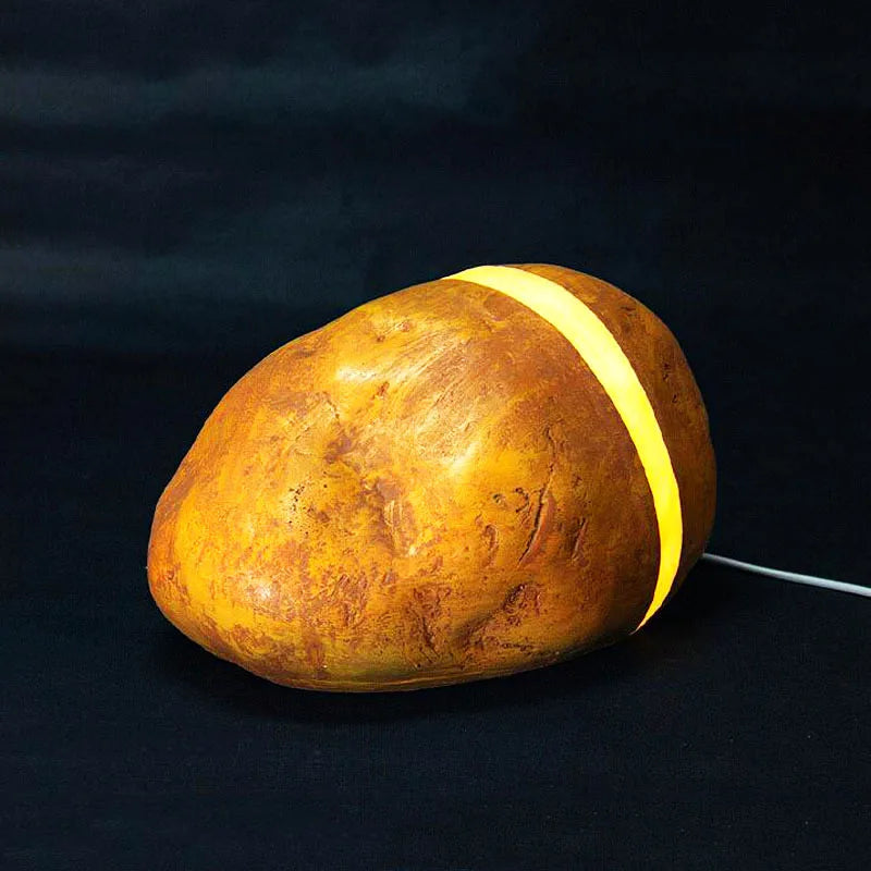 lampe décorative marron clair moderne filament lumineux jaune ip65 led