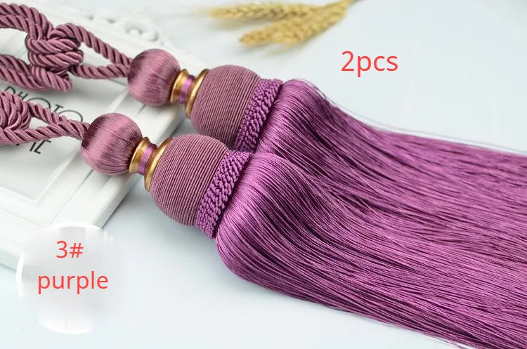 rideau tieback soie synthétique tassel classique moderne accroche fenêtre décoration chambre salon