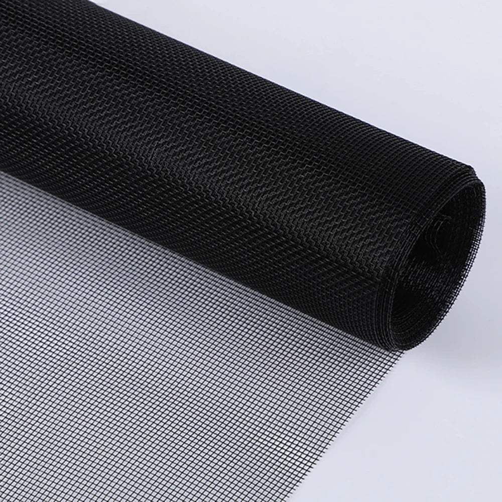 filet moustiquaire fenêtre porte gris maille polyester anti insectes protection maison intérieur extérieur pratique