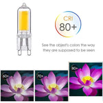ampoule led g9 transparente 6w 9w 12w 2700k 6500k 50000h modernes tringles