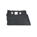 tapis sol noir rouge texturé losange granuleux industriel kobelco vehicule logo
