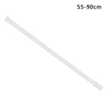 tige télescopique réglable blanc moderne adhésif 18 27cm 25 40cm 30 50cm 40 70cm