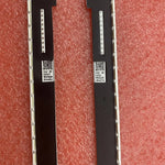ruban led noir blanc moderne connecteurs dorés qr codes
