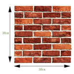 Détail de la texture 3D effet brique des panneaux muraux en mousse