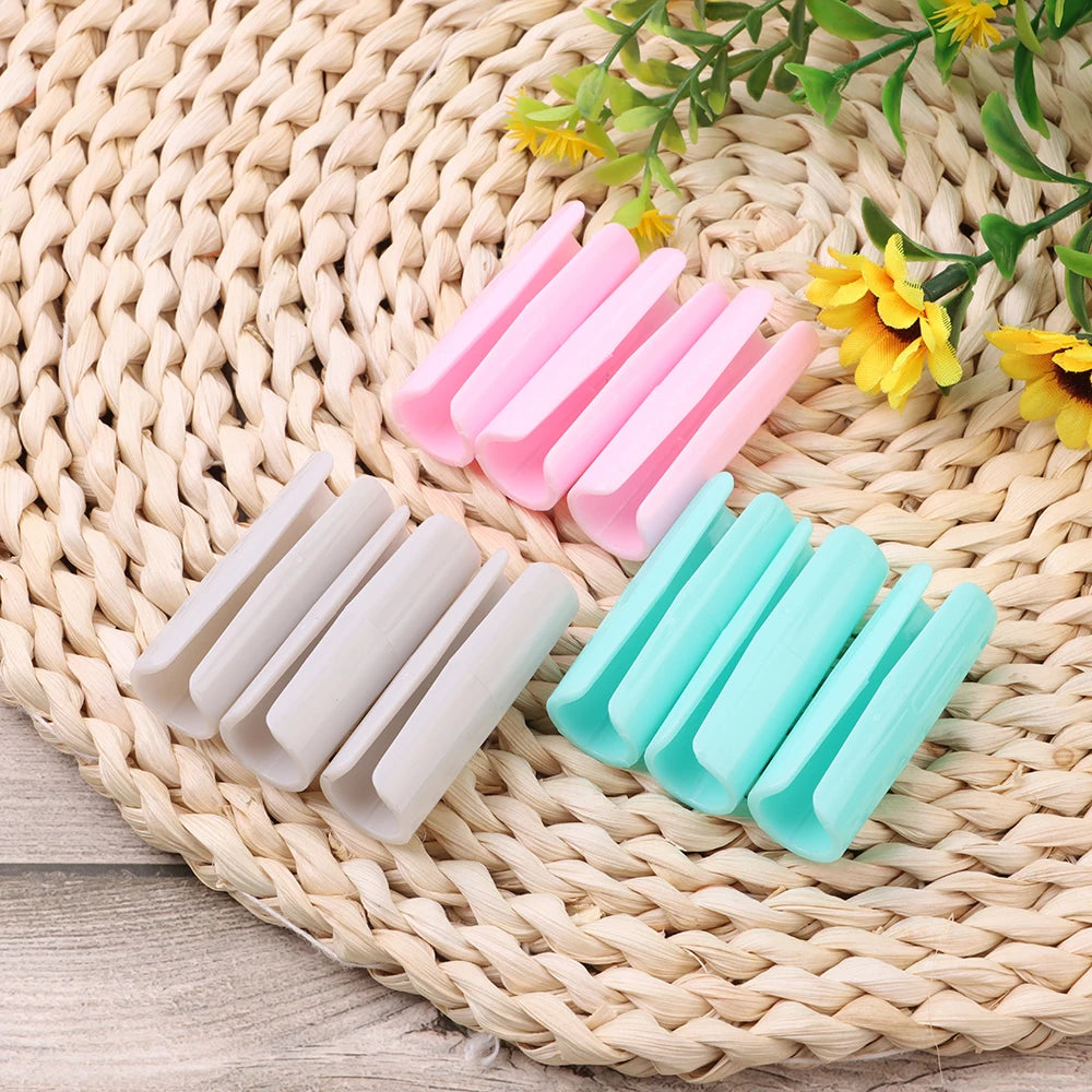 clips tissu blanc rose vert jaune bleu orange adhésif moderne multi fonction lit 12