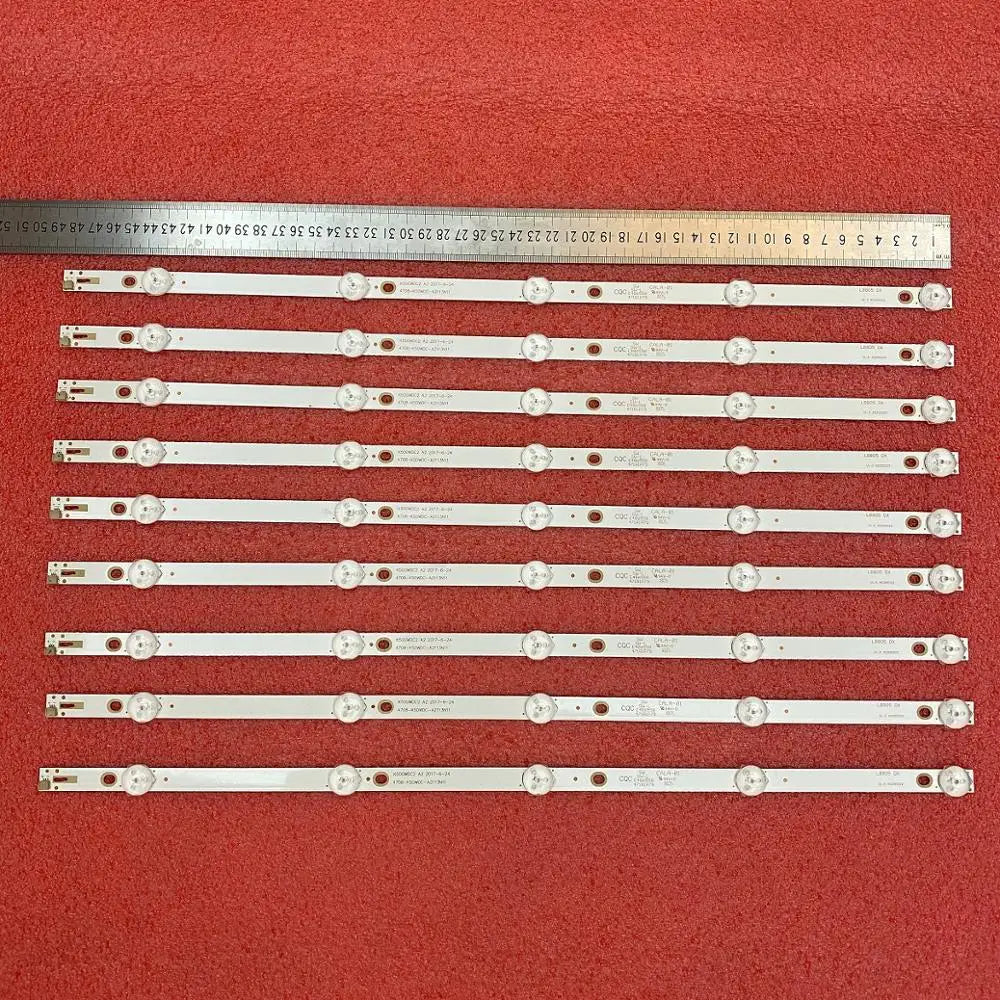 bandes led blancs connecteurs électriques modernes opaques lisses aluminium 18pcs 45pcs kit 9pcs