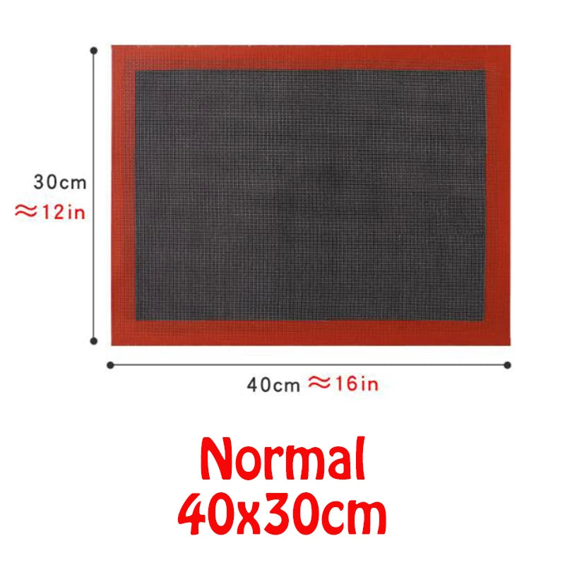 tapis cuisson silicone antiadhésif rouge noir texture tissu moderne cake baking