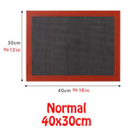 tapis cuisson silicone antiadhésif rouge noir texture tissu moderne cake baking
