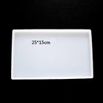 plaque silicone blanc moderne adhésif 25mm 25x15mm 30x20mm 25cm 20cm 1.2cm grille lignes